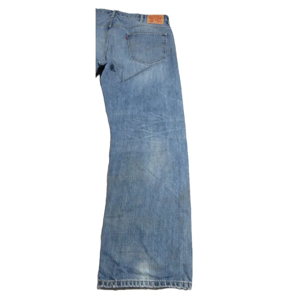 Levis 569 Loose Straight Jeans Men W38 L30 Light Wash Denim Baggy Skater Y2K GUC